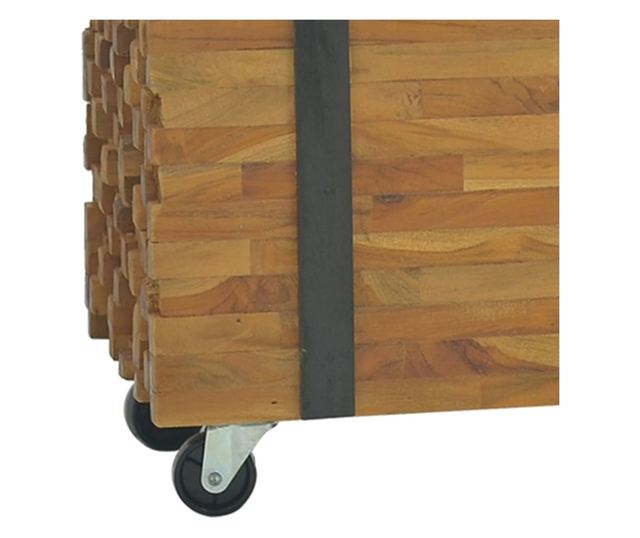 TV stalak 110 x 30 x 32,5 cm od masivne tikovine
