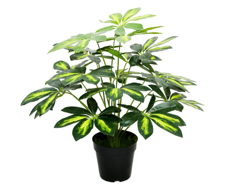 Planta artificiala, Pachira fara ghiveci, D4282, 65cm, verde