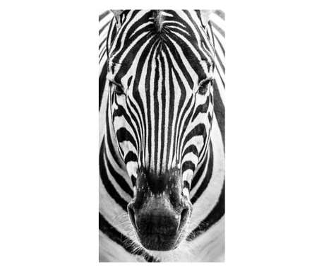 Tablou Startonight pe sticla acrilica Zebra, luminos in intuneric, 90 cm x 30 cm