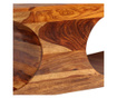 Masă de cafea, lemn masiv de palisandru 90x50x35 cm