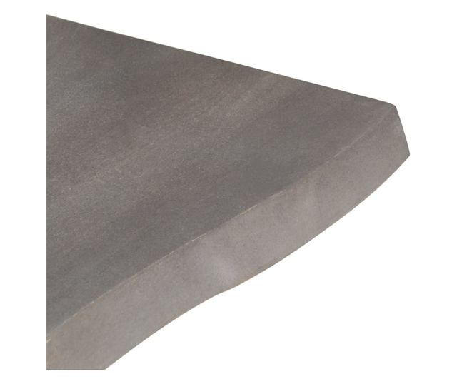 Stolić za kavu, prirodni rubovi, 60x60x40 cm, masivno drvo akacije