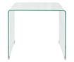Stolić za kavu, kaljeno staklo 49,5 x 50 x 45 cm, prozirno