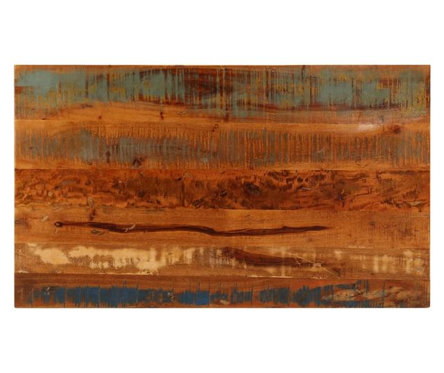 Stolić za kavu s policom, 100 x 60 x 35 cm, reciklirano masivno drvo