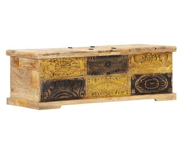 Stolić za kavu, 100 x 50 x 35 cm, masivno drvo manga