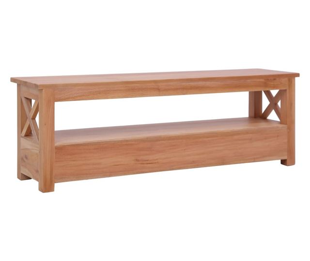 TV komoda, 120 x 30 x 40 cm, masivno drvo mahagonija