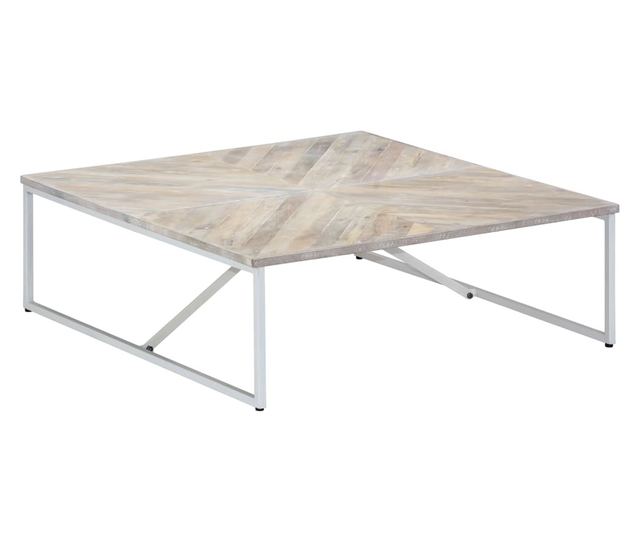 Stolić za kavu, 110 x 110 x 36 cm, masivno drvo manga