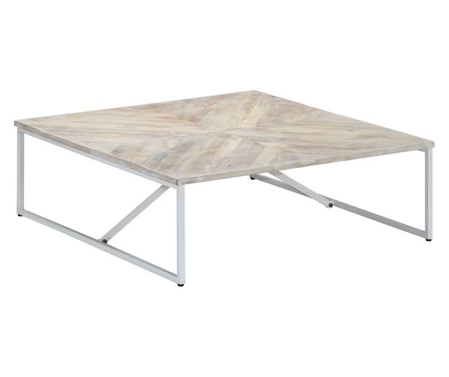 Stolić za kavu, 110 x 110 x 36 cm, masivno drvo manga