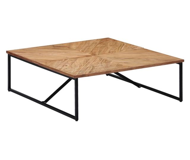 Stolić za kavu, 110x110x36 cm, masivno drvo akacije