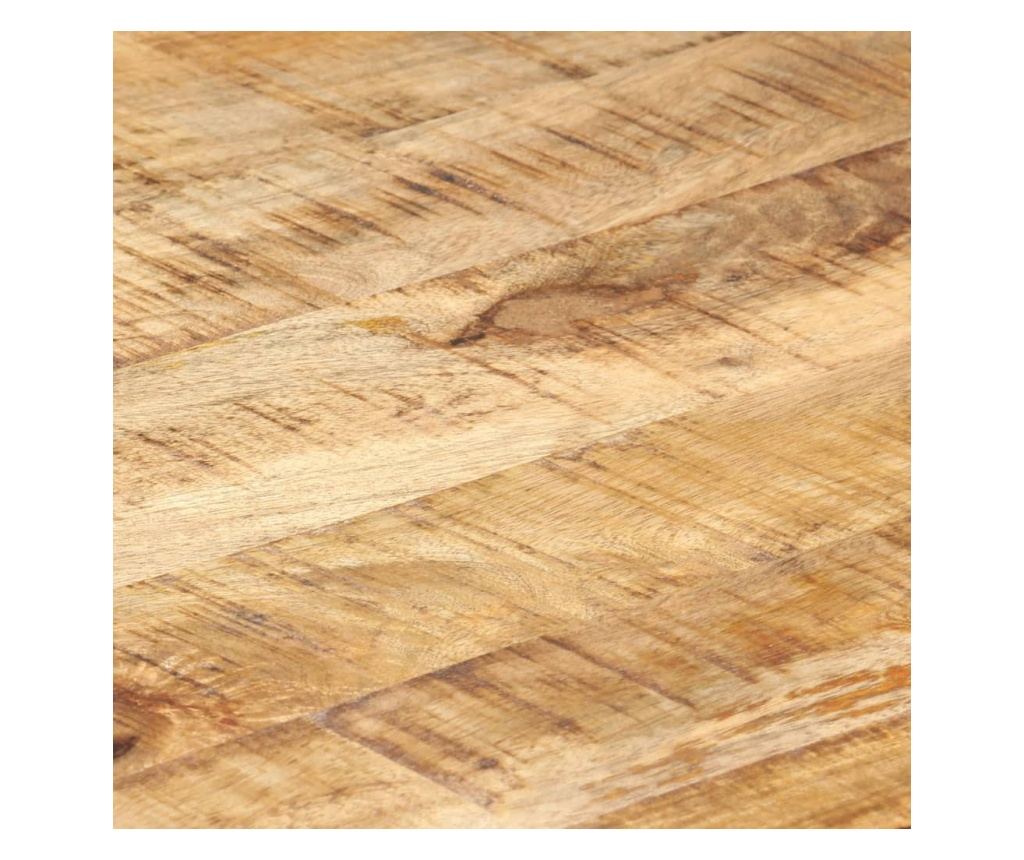 Stolić za kavu, 110x60x40 cm, neobrađeno drvo manga - 5