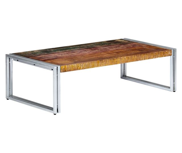 Stolić za kavu, 120 x 60 x 35 cm, reciklirano masivno drvo