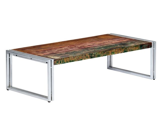 Stolić za kavu, 120 x 60 x 35 cm, reciklirano masivno drvo