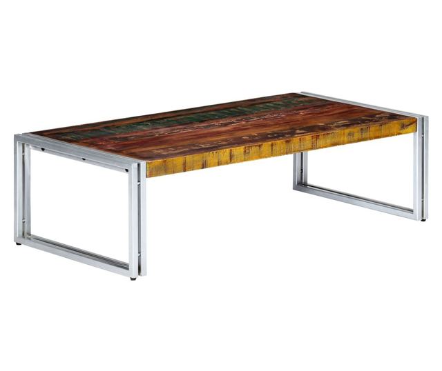 Stolić za kavu, 120 x 60 x 35 cm, reciklirano masivno drvo