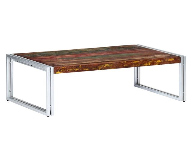 Stolić za kavu, 120 x 60 x 35 cm, reciklirano masivno drvo