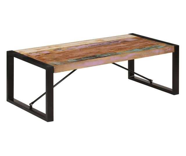 Stolić za kavu, 120 x 60 x 40 cm, reciklirano masivno drvo