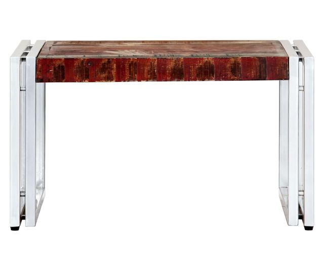 Stolić za kavu, 60 x 60 x 35 cm, reciklirano masivno drvo