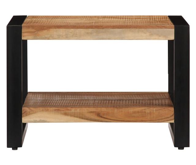 Stolić za kavu, 60 x 60 x 40 cm, masivno drvo akacije