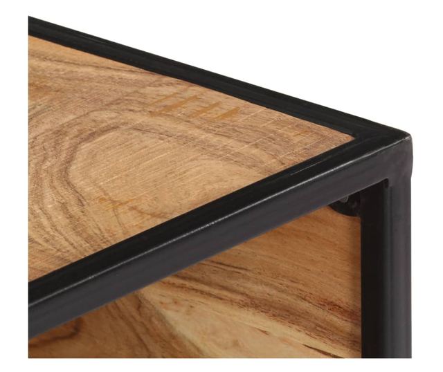 Stolić za kavu, 70 x 70 x 32 cm, masivno drvo akacije