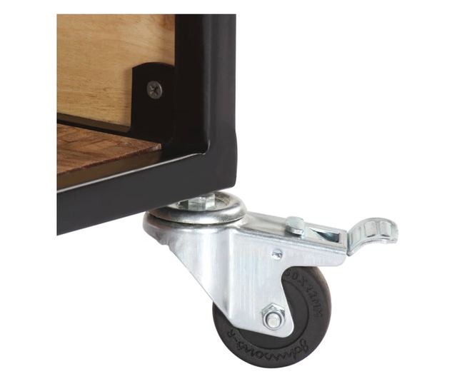 Stolić za kavu, 70 x 70 x 32 cm, masivno drvo akacije