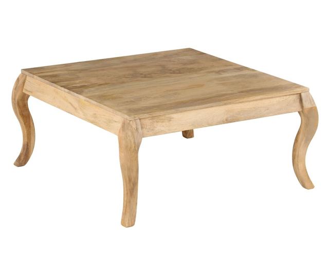 Stolić za kavu, 80 x 80 x 40 cm, masivno drvo manga