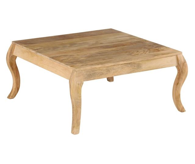 Stolić za kavu, 80 x 80 x 40 cm, masivno drvo manga