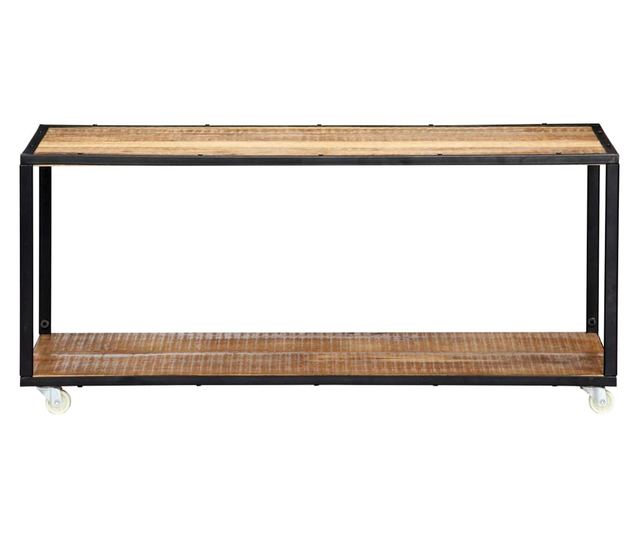 Stolić za kavu, 90 x 50 x 40 cm, reciklirano masivno drvo