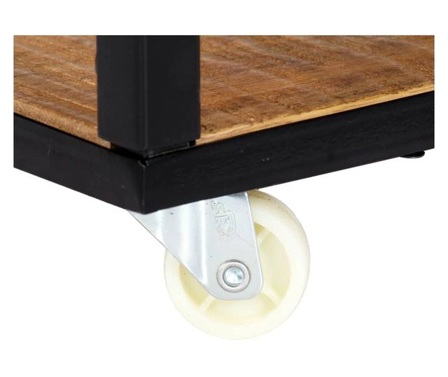 Stolić za kavu, 90 x 50 x 40 cm, reciklirano masivno drvo