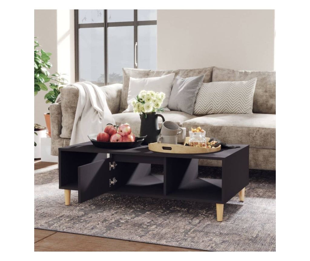 Маса за кафе, сива, 103,5x60x35 см, ПДЧ - 5