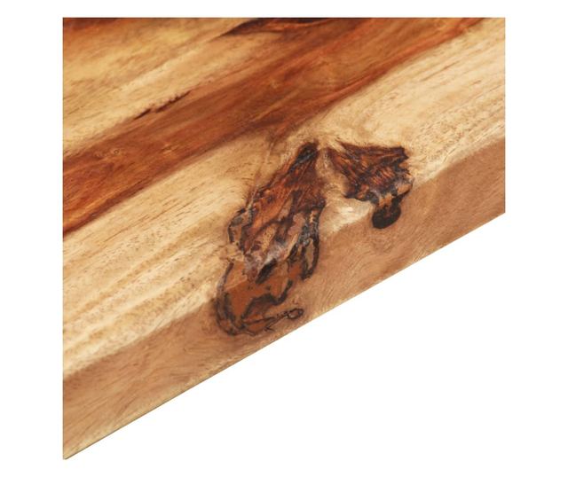 Stolna ploča, 80 x 80 cm, masivno drvo sheesham, 25-27 mm
