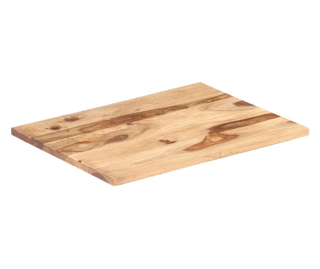Stolna ploča, 60 x 80 cm, masivno drvo sheesham, 25-27 mm - 8
