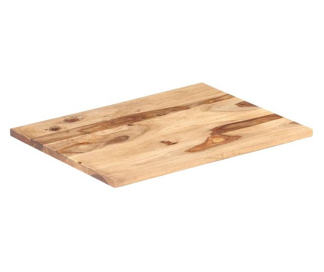 Stolna ploča, 60 x 70 cm, masivno drvo sheesham, 25-27 mm