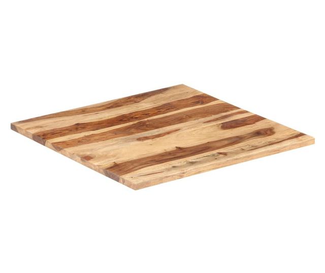 Stolna ploča, 80 x 80 cm, masivno drvo sheesham, 25-27 mm