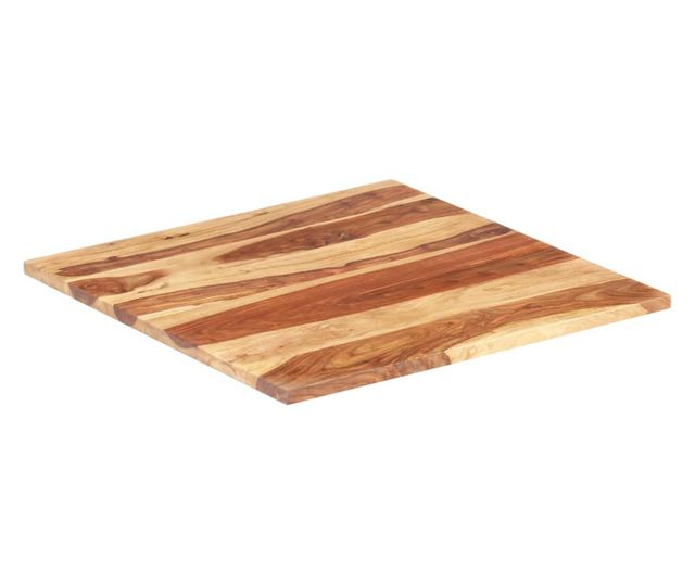 Blat od stola, 60x60 cm, masivno sheesham drvo, 25-27 mm