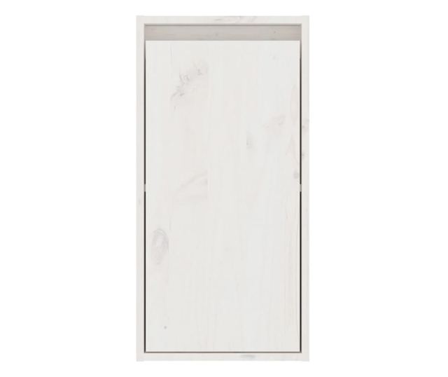 Zidni ormarić, bijeli, 30x30x60 cm, masivno borovo drvo