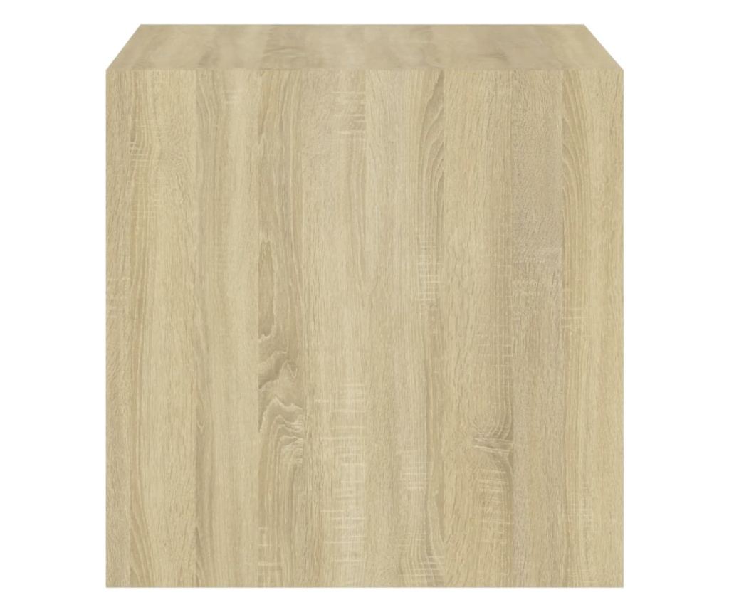 Fali szekrény, Sonoma tölgy, 37x37x37 cm, laminált forgácslap - 10