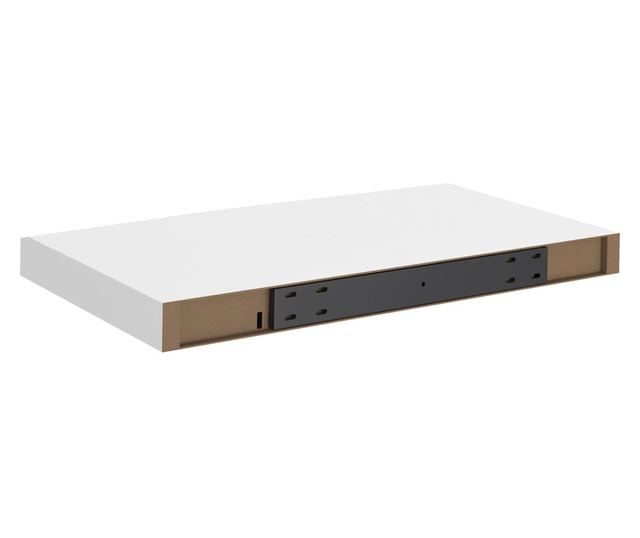 fehér MDF lebegő fali polc 50 x 23 x 3,8 cm