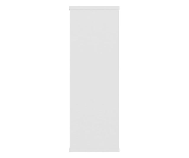 Falra szerelhet polcok, fehr, 104x20x58,5 cm, laminlt forgcslap