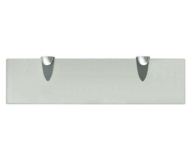 2 db lebegő üvegpolc 40 x 10 cm 8 mm
