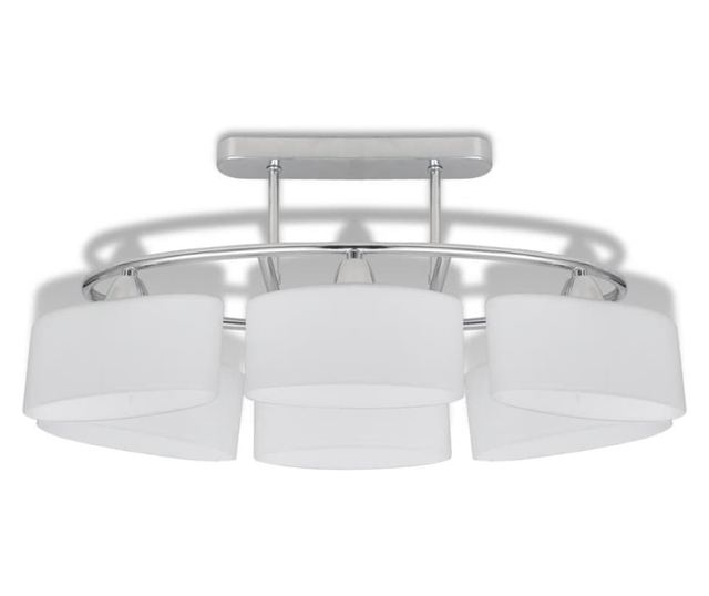 Luster s abažurima od stakla, 4 kom., E14