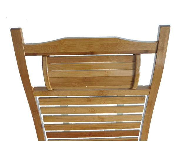 Balansoar de terasa scaun living cu cadru lemn rezistent, cu perna gri