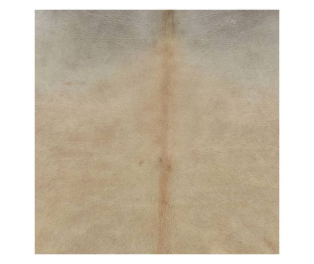 Tepih od prirodne kravlje kože, bež, 150 x 170 cm