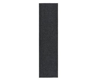 Covor traversă de captare a murdăriei, antracit, 100x400 cm