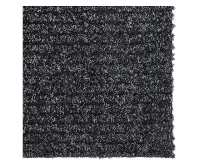 Covor traversă de captare a murdăriei, antracit, 100x400 cm
