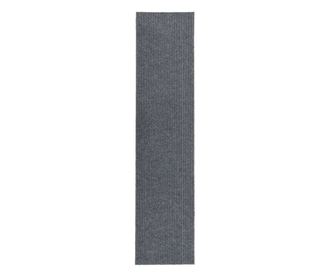 Covor traversă de captare a murdăriei, gri, 100x450 cm