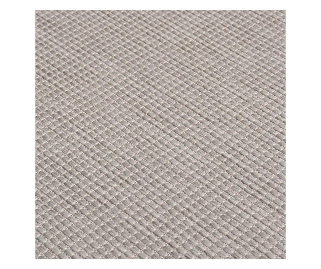 vidaXL Vanjski tepih, sivo taupe, 80x150 cm, ravno tkanje - 5