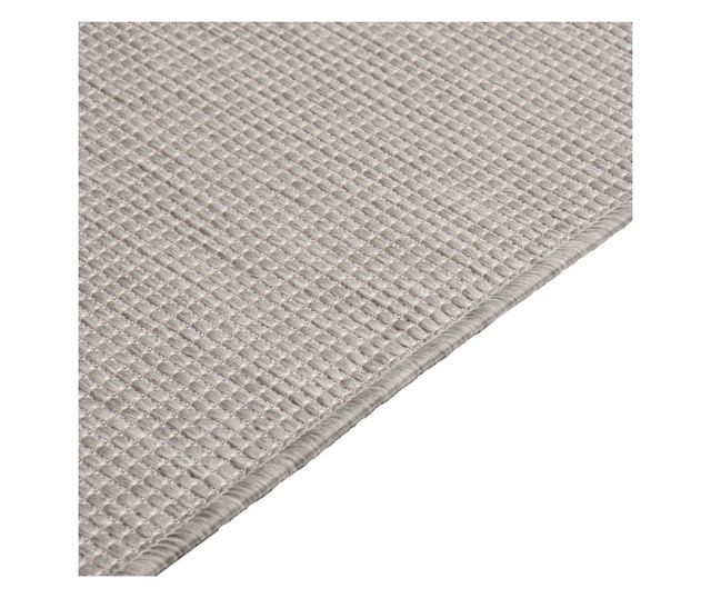 vidaXL Vanjski tepih, sivo taupe, 80x150 cm, ravno tkanje