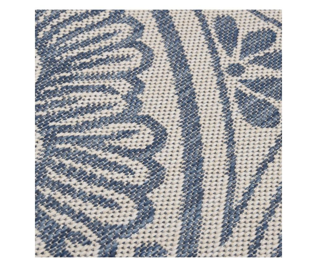 Външна постелка, син десен, 200x280 см, тъкана - 5