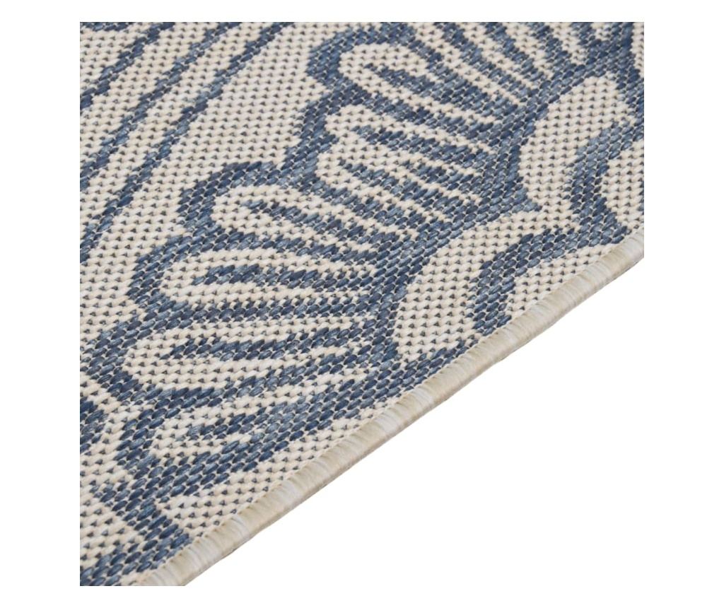 Външна постелка, син десен, 200x280 см, тъкана - 4