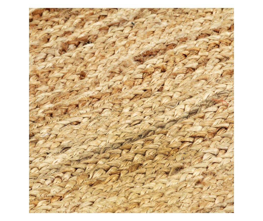 Ručno tkani tepih od jute, prirodni, 120 x 180 cm - 4