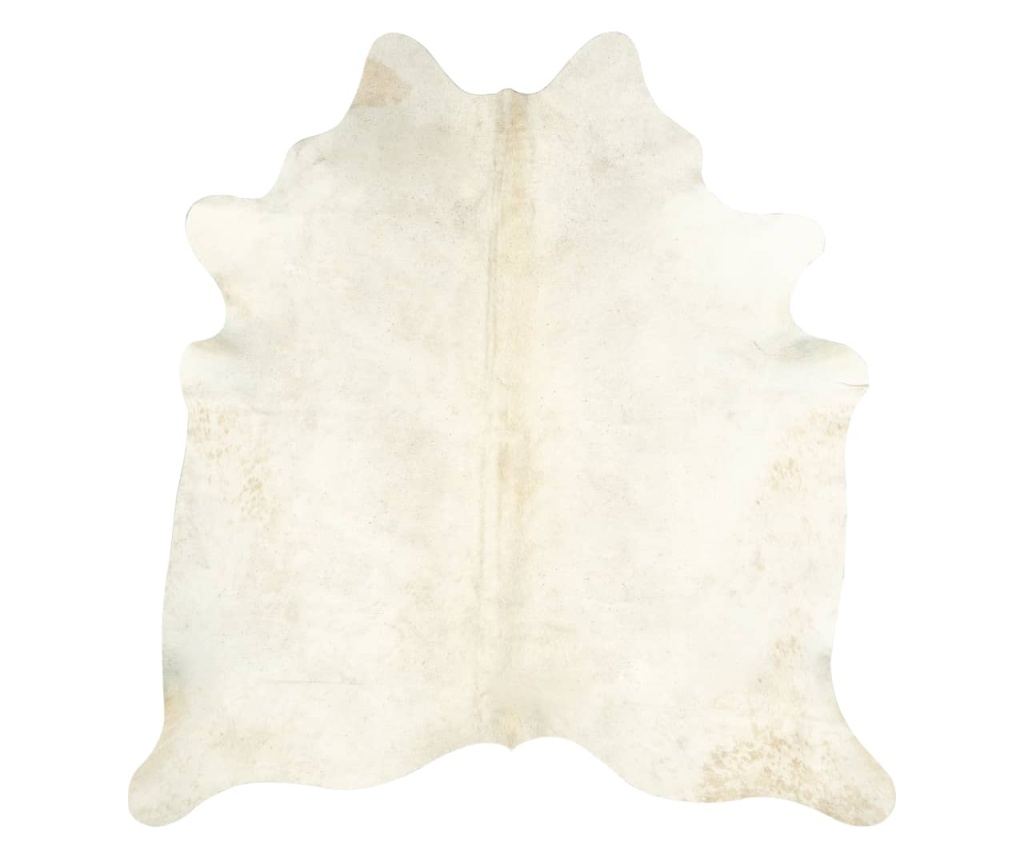 Tepih od prirodne kravlje kože, bež, 150 x 170 cm - 8