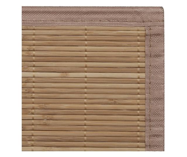 Covor pătrat din bambus 120 x 180 cm, maro